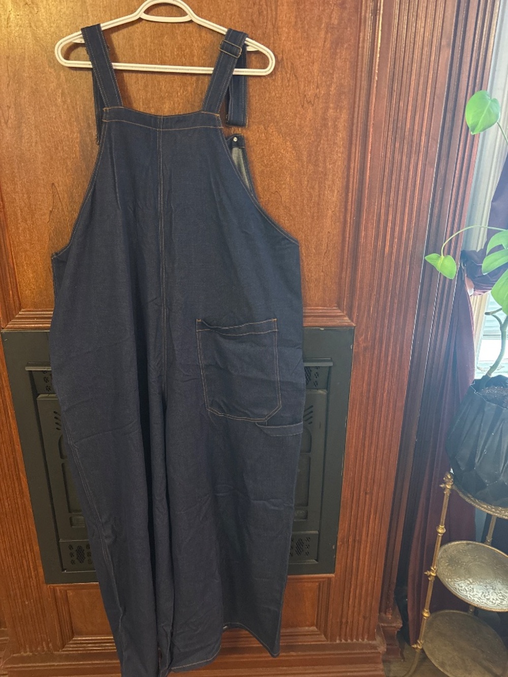 Smash + Tess Ashlee Simpson wide leg overalls size 3X blue denim made in Canada - Picture 4 of 4